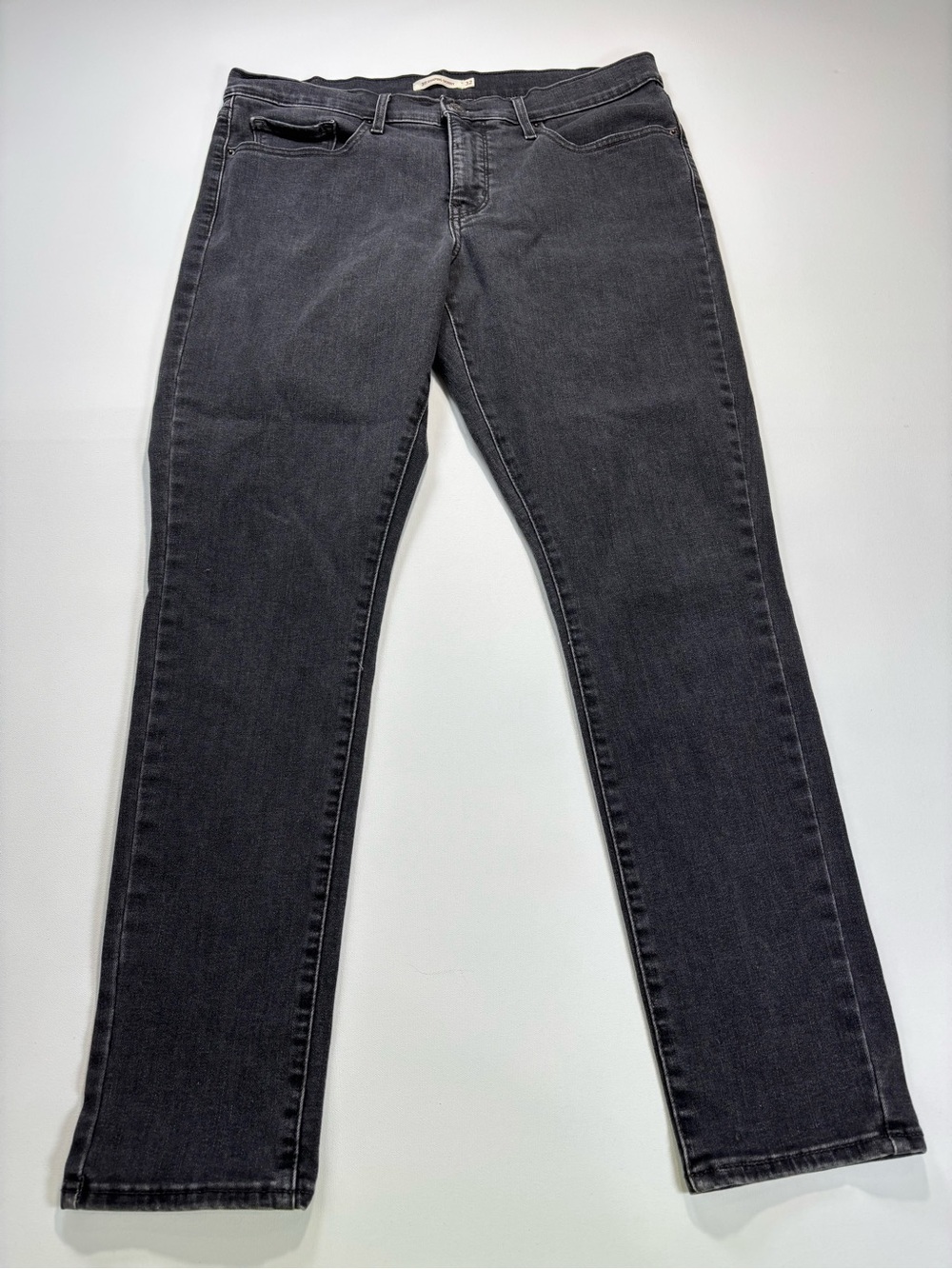 Levi's Men's Slim Straight Jeans - Charcoal Black
